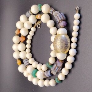 Cadoro Multi Beaded Necklace Vintage
